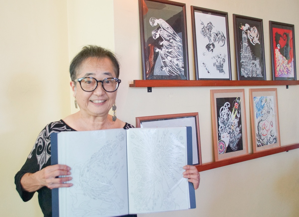 絵を描き、難病と向き合う