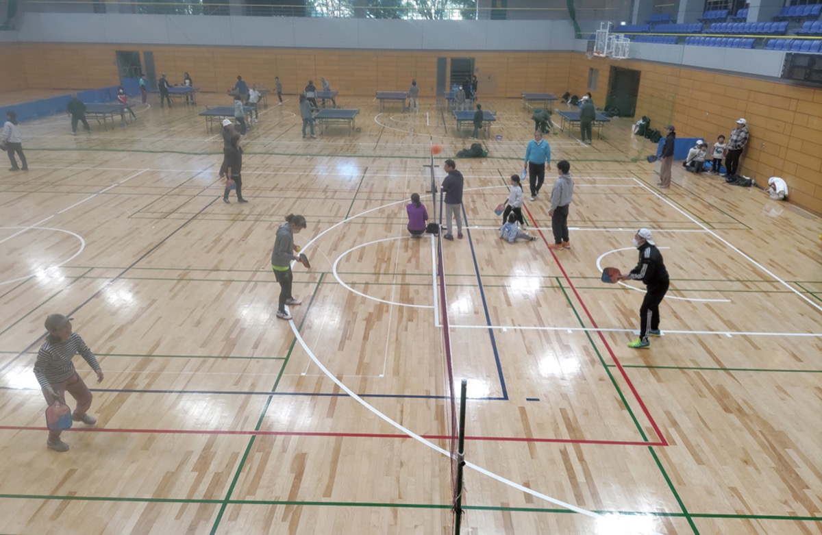 アリーナで無料運動体験