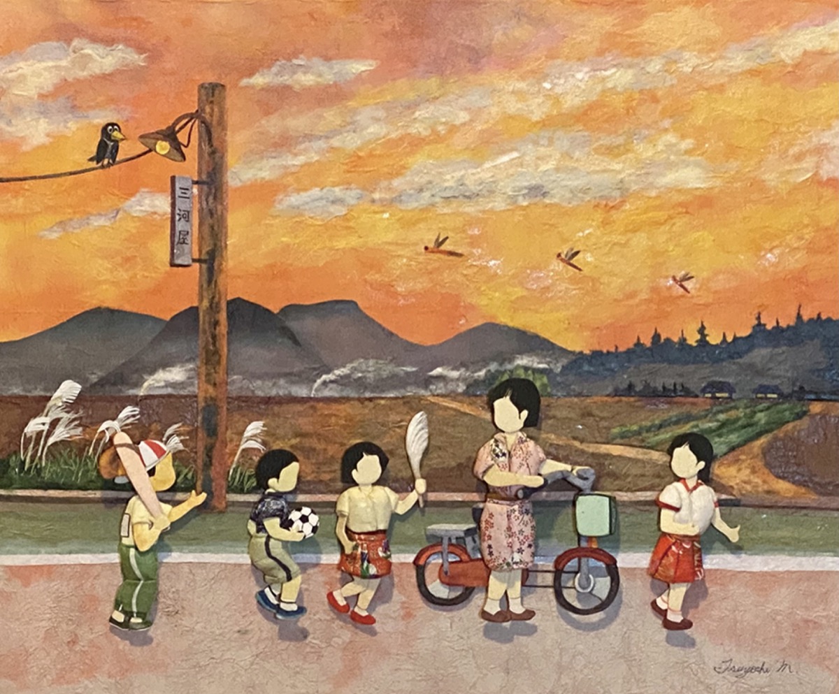 郷愁漂うはり絵の世界