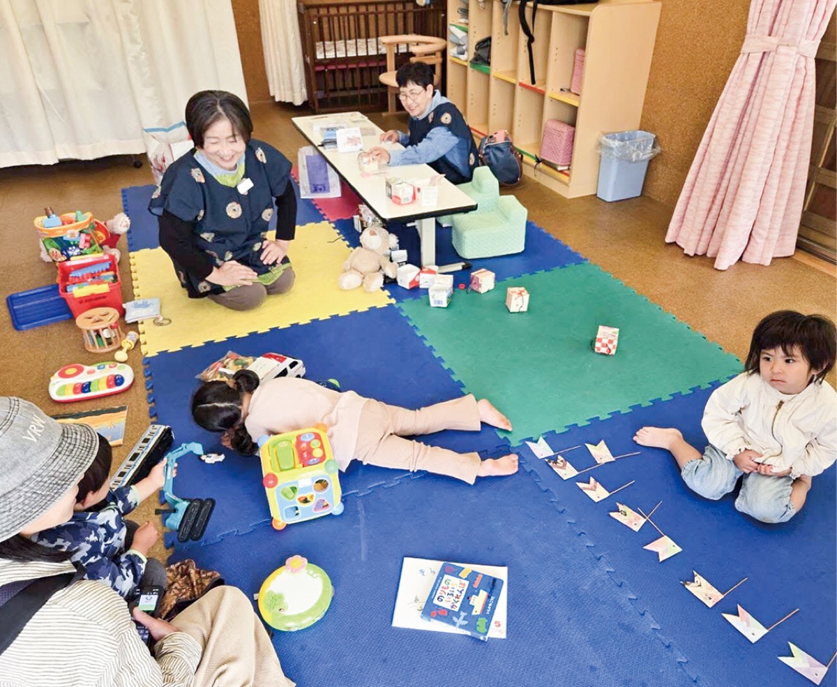 4月開催の様子=田中さん提供