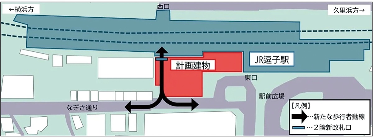 位置図(JR東日本提供)