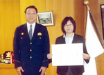 古澤智恵子さん（右）