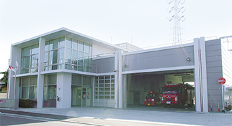 ▲運用が開始された藤沢市北消防署遠藤出張所