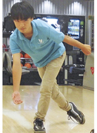 入賞めざし、ピンを狙う