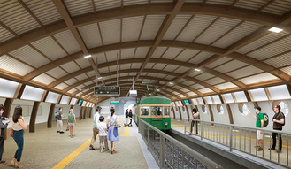 リニューアル後の藤沢駅のイメージ