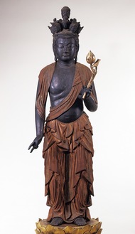 慈眼寺の十一面観音菩薩立像（県立歴史博物館提供）