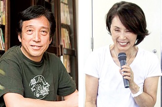 パネリストとして登場する話題の教育者、木下泰子さん（右）と西野博之さん