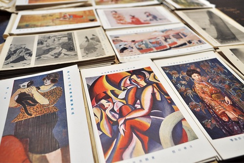 目を引く大正時代の絵はがき