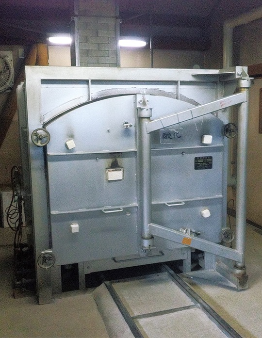 やすらぎ荘陶芸室の焼成窯