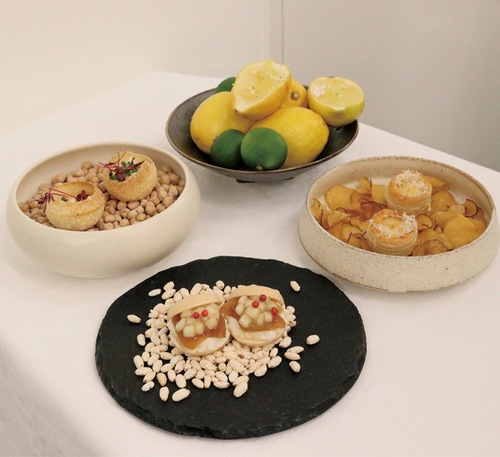 細胞培養食品を使用したレストランメニュー（提供）