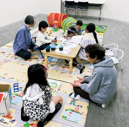 参加者の子どもたちも交流