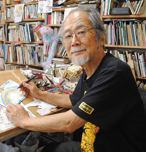 仕事場でのビッグ錠さん