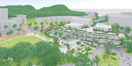 基本設計の優先交渉権者に選ばれた共同体が提案したイメージ