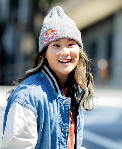 パーク競技のコンテストをプロデュースする四十住さくら選手＝写真提供