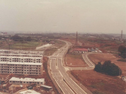 かつての湘南ライフタウン（湘南大庭市民センター提供）