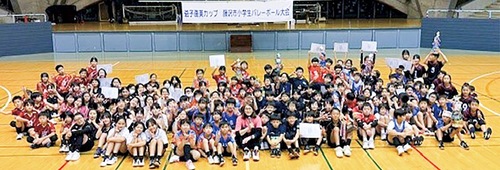 益子さんと出場した子どもたち