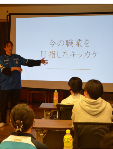 斎藤選手による講演