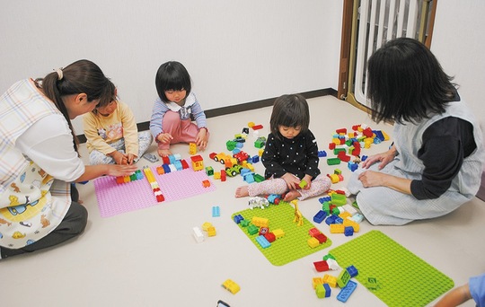 実施施設に通う子どもたち