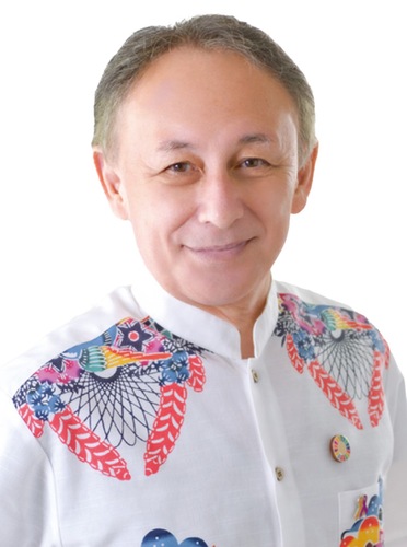 玉城デニー氏（あべともこ事務所提供）