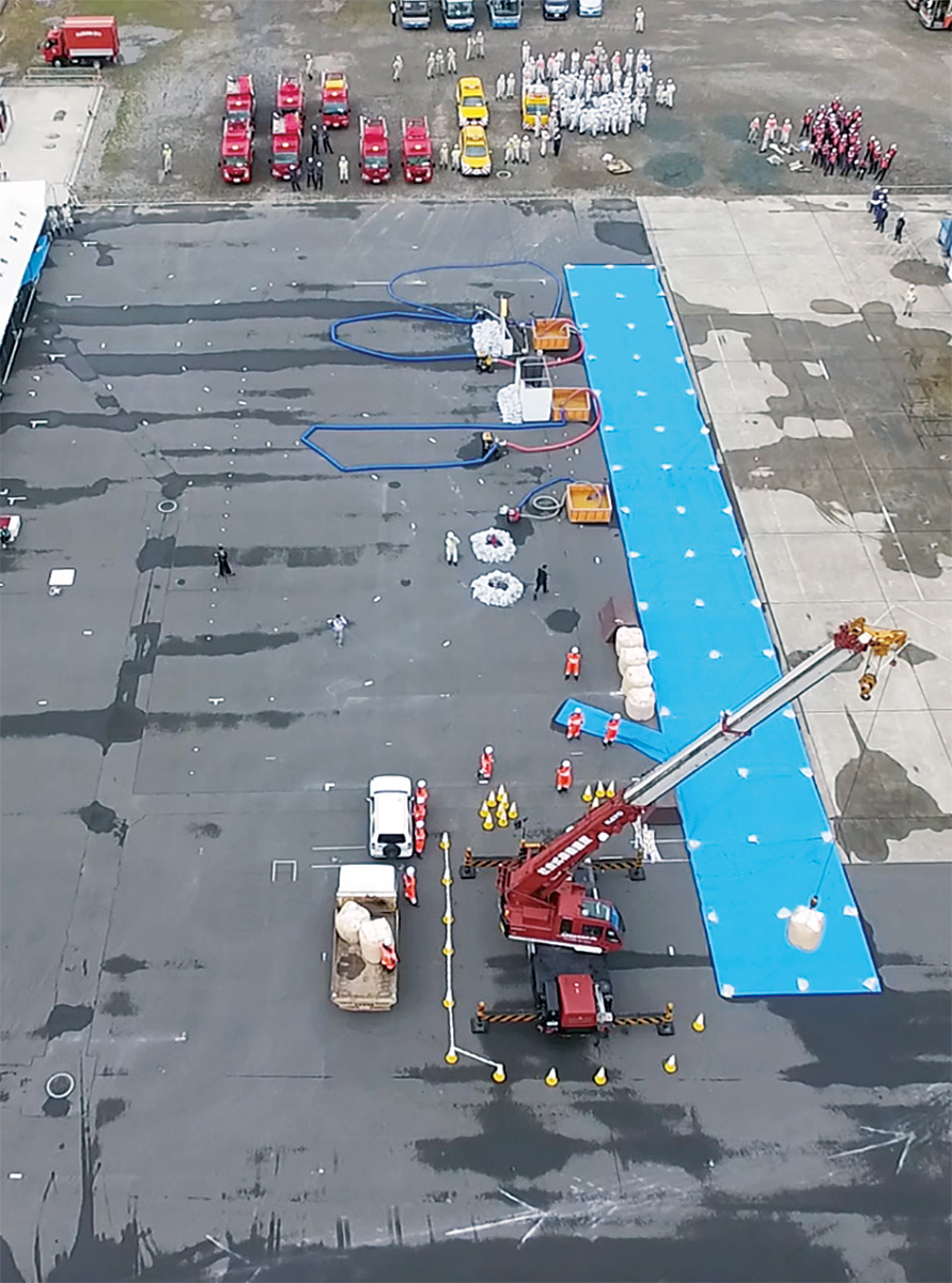 災害から身を守る 1 災害状況ドローンで確認 藤沢 タウンニュース