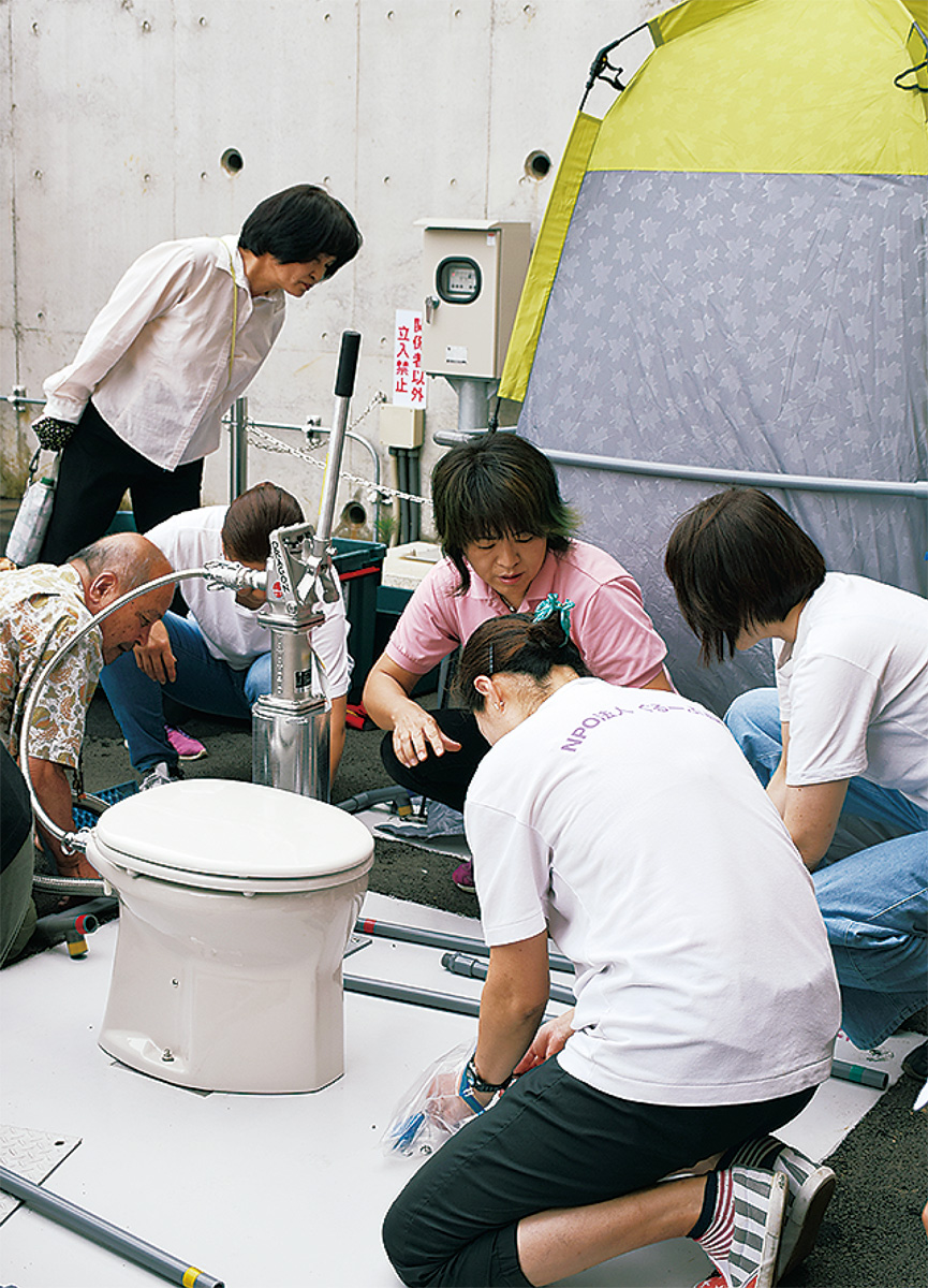 災害時に清潔なトイレを 東日本大震災の教訓生かし 藤沢 タウンニュース