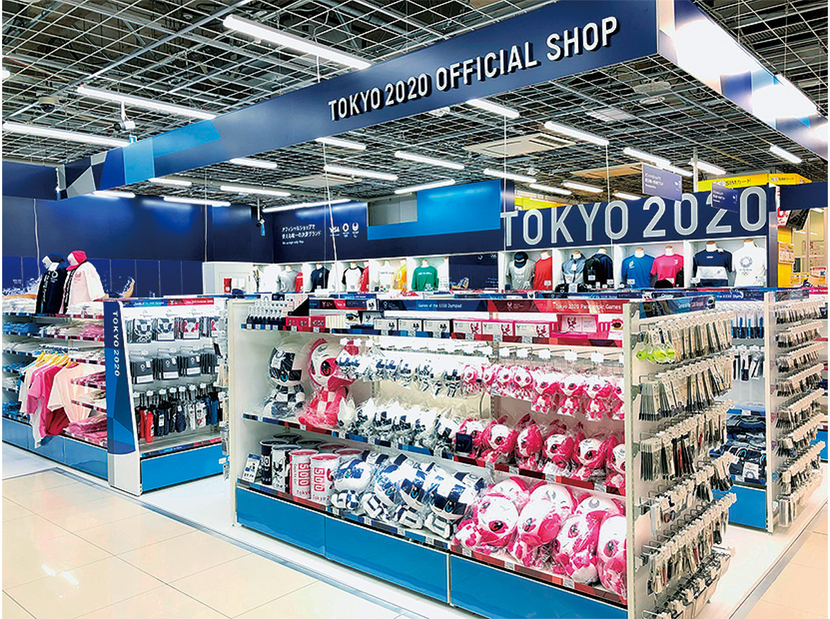 東京２０２０オフィシャルショップ店舗イメージ©️ Tokyo 2020