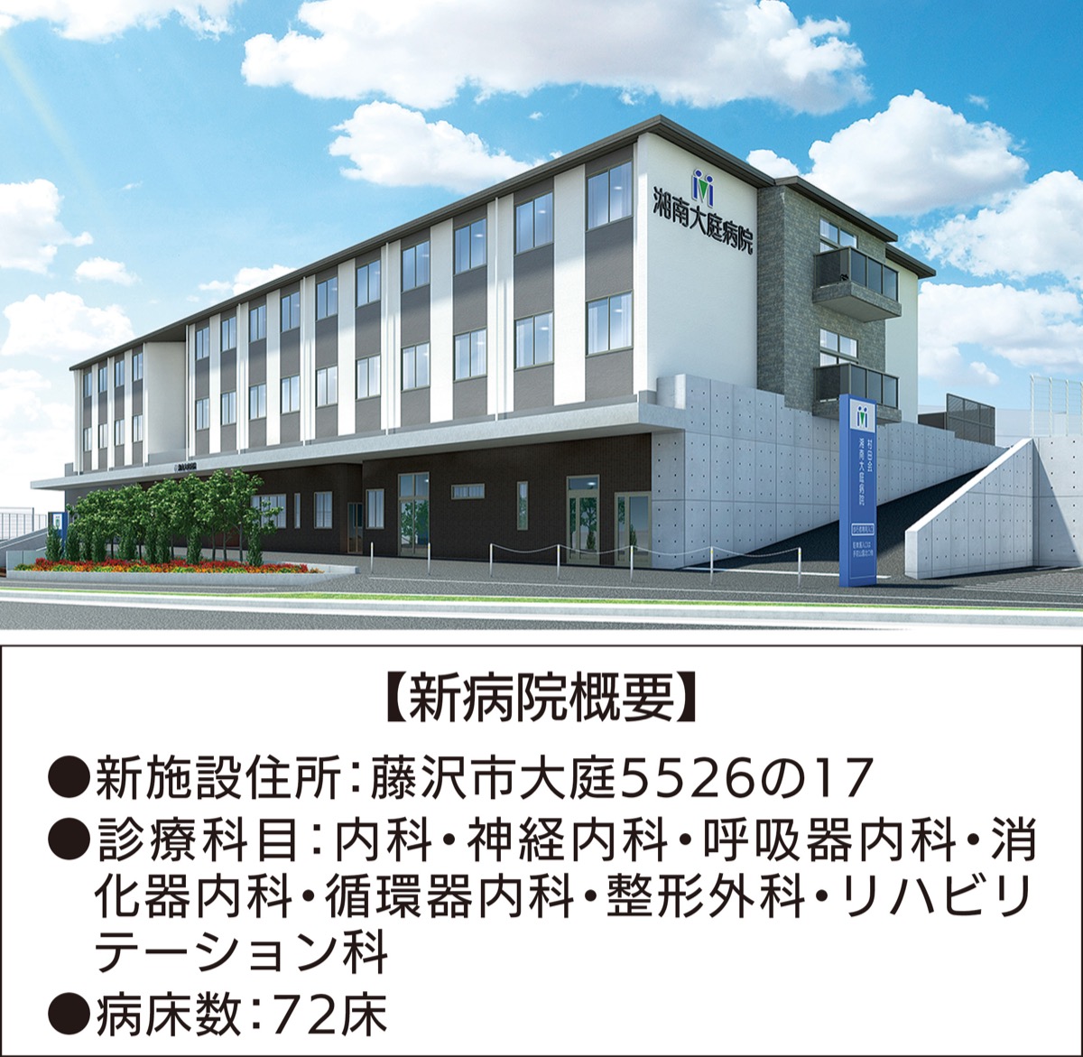 来年７月｢村田会湘南大庭病院｣がオープン