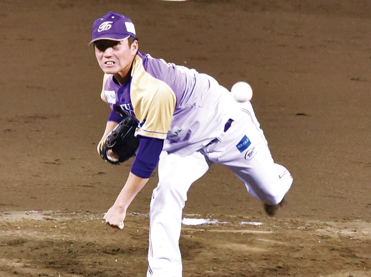 ◀チャンピオンシップに先発し９回を２安打無失点に抑えた乾選手