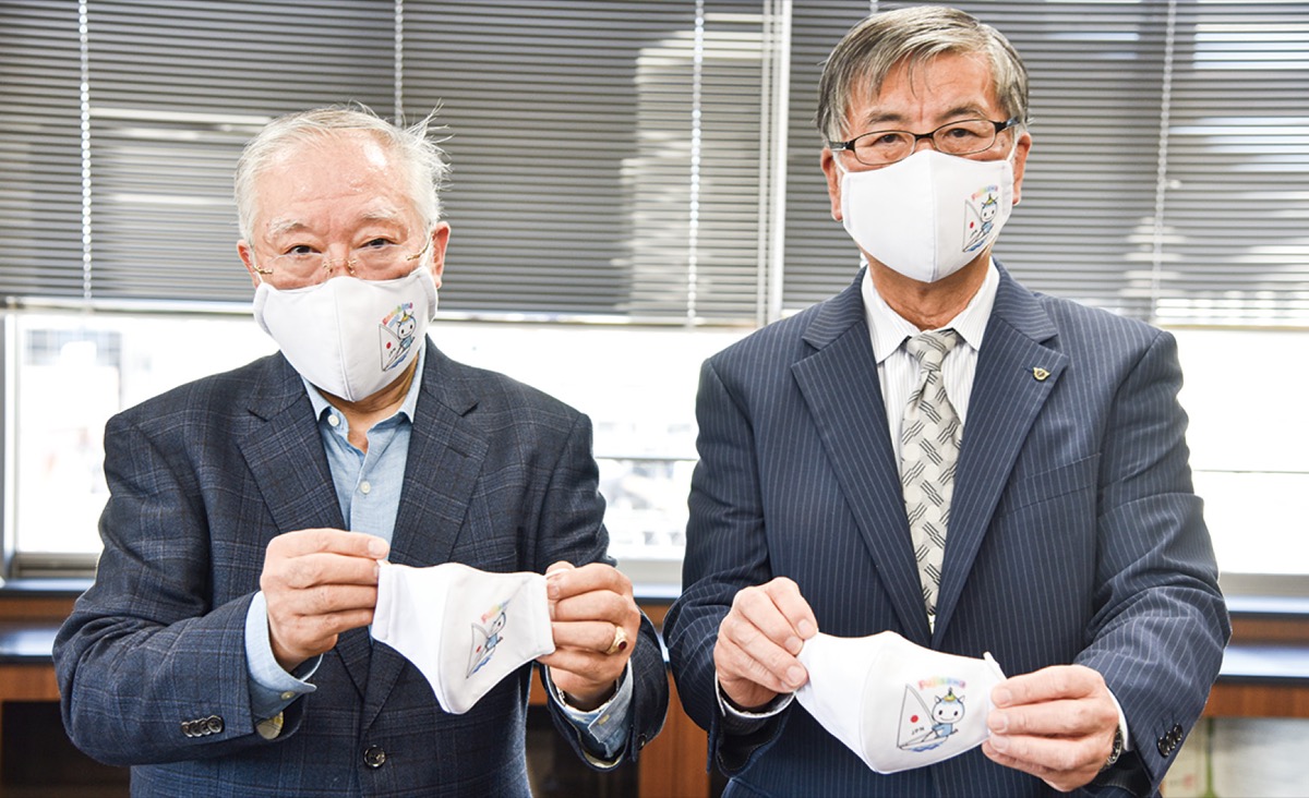 マスク８千枚 小学生らに 福島屋物産が寄贈 藤沢 タウンニュース
