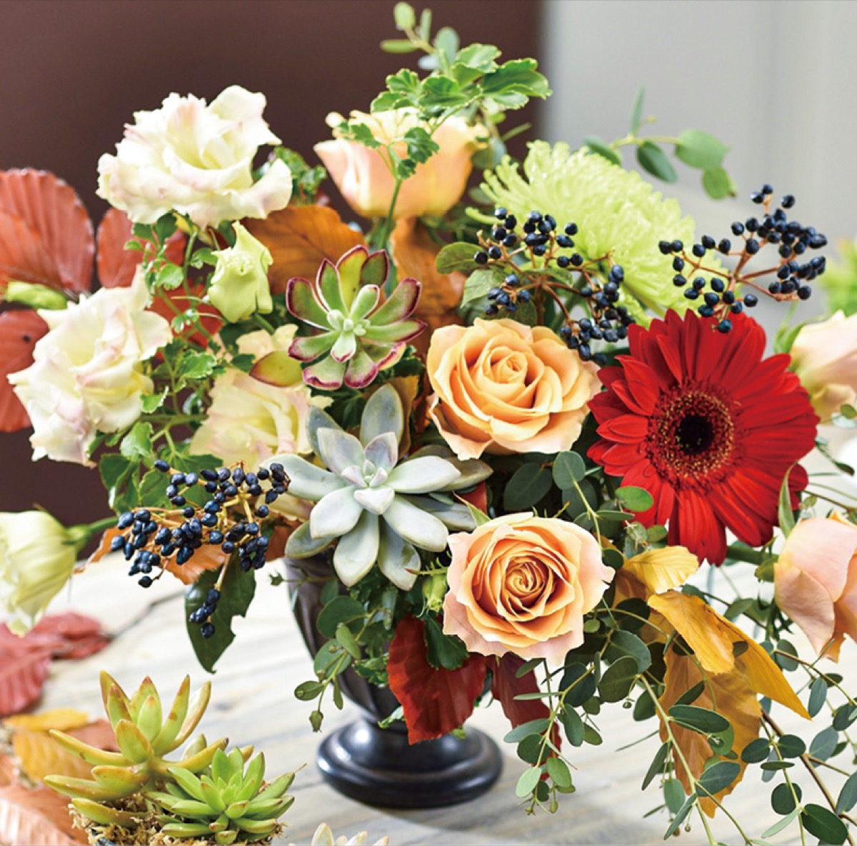 フラワーアレンジ (写真1)