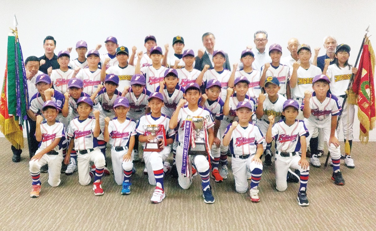 「日本一になって帰る」 藤沢リトルが市長表敬 藤沢 タウンニュース