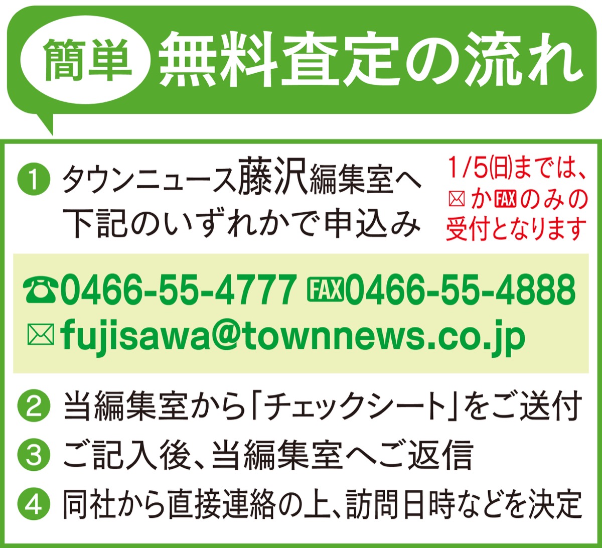 不動産を無料査定 (写真1)