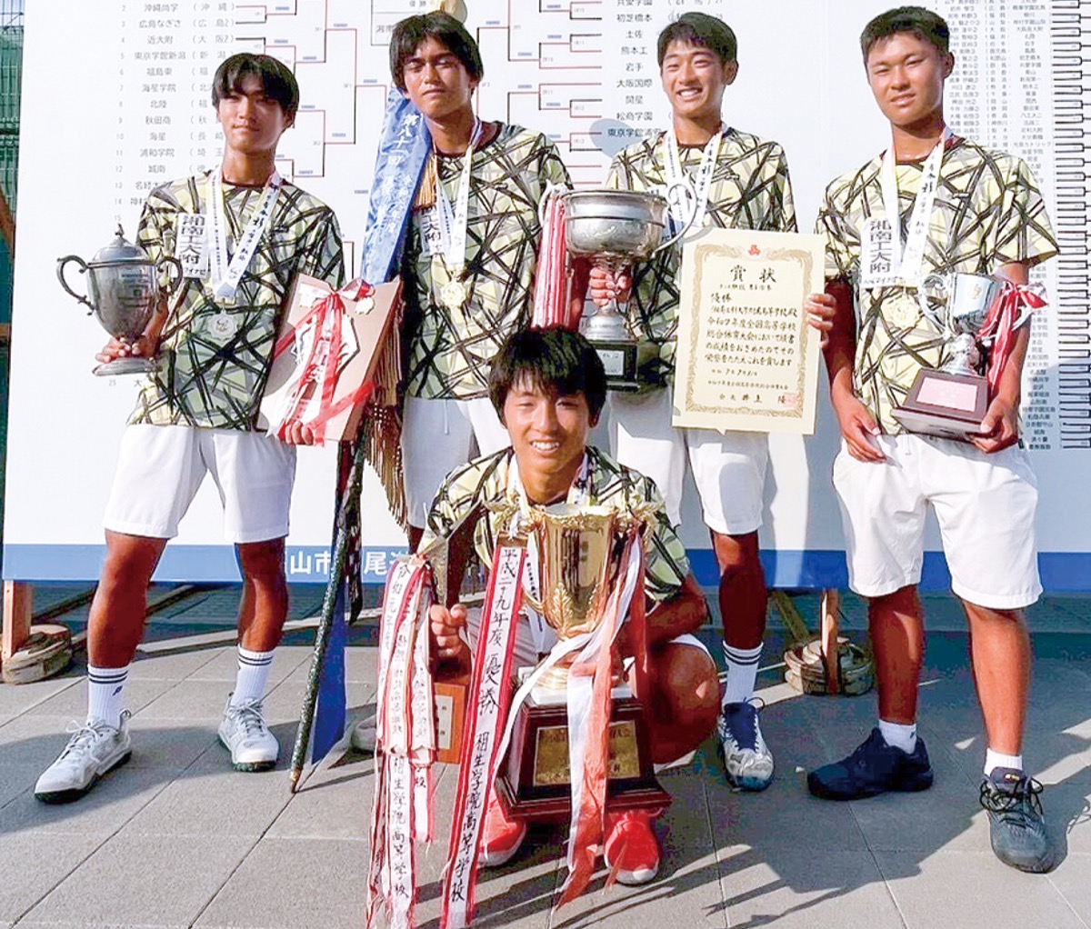 インハイ男子団体が２連覇