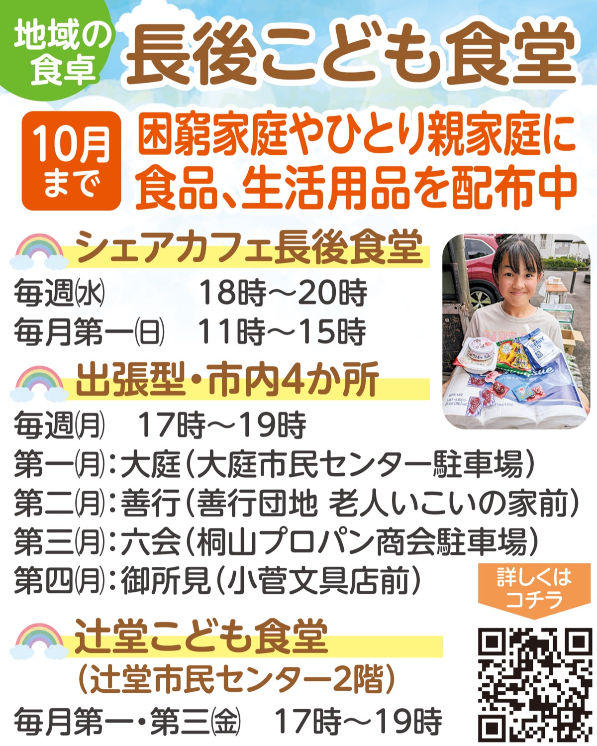 困窮家庭等に食料・物資を配布