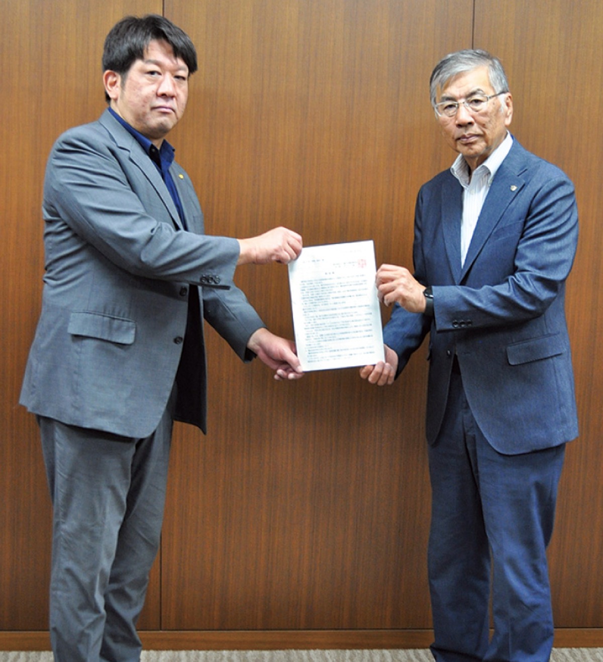 市建設業協会が要望書提出
