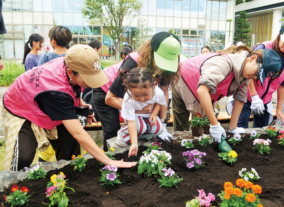 辻堂で奉仕活動