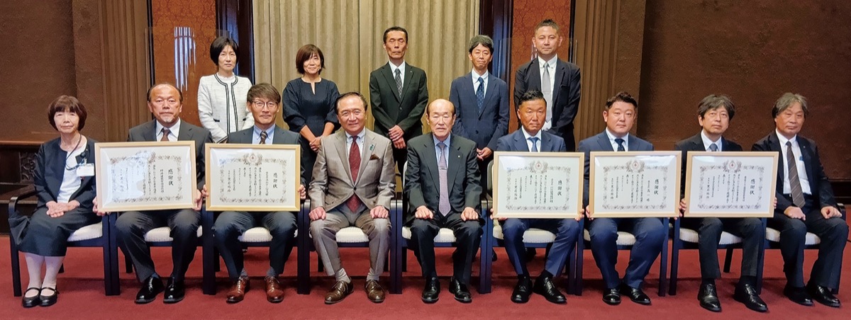 献血協力５社に感謝状