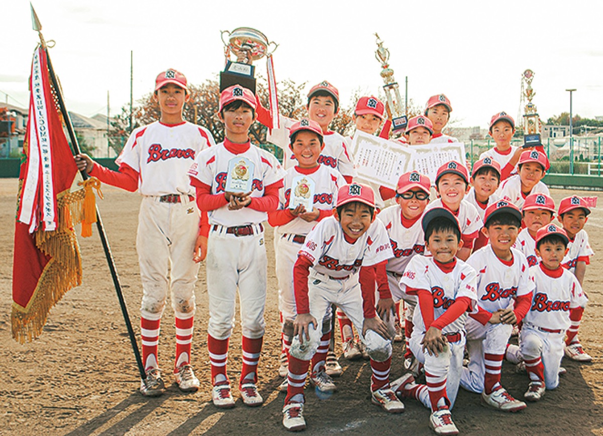 市学童野球大会で春秋連覇