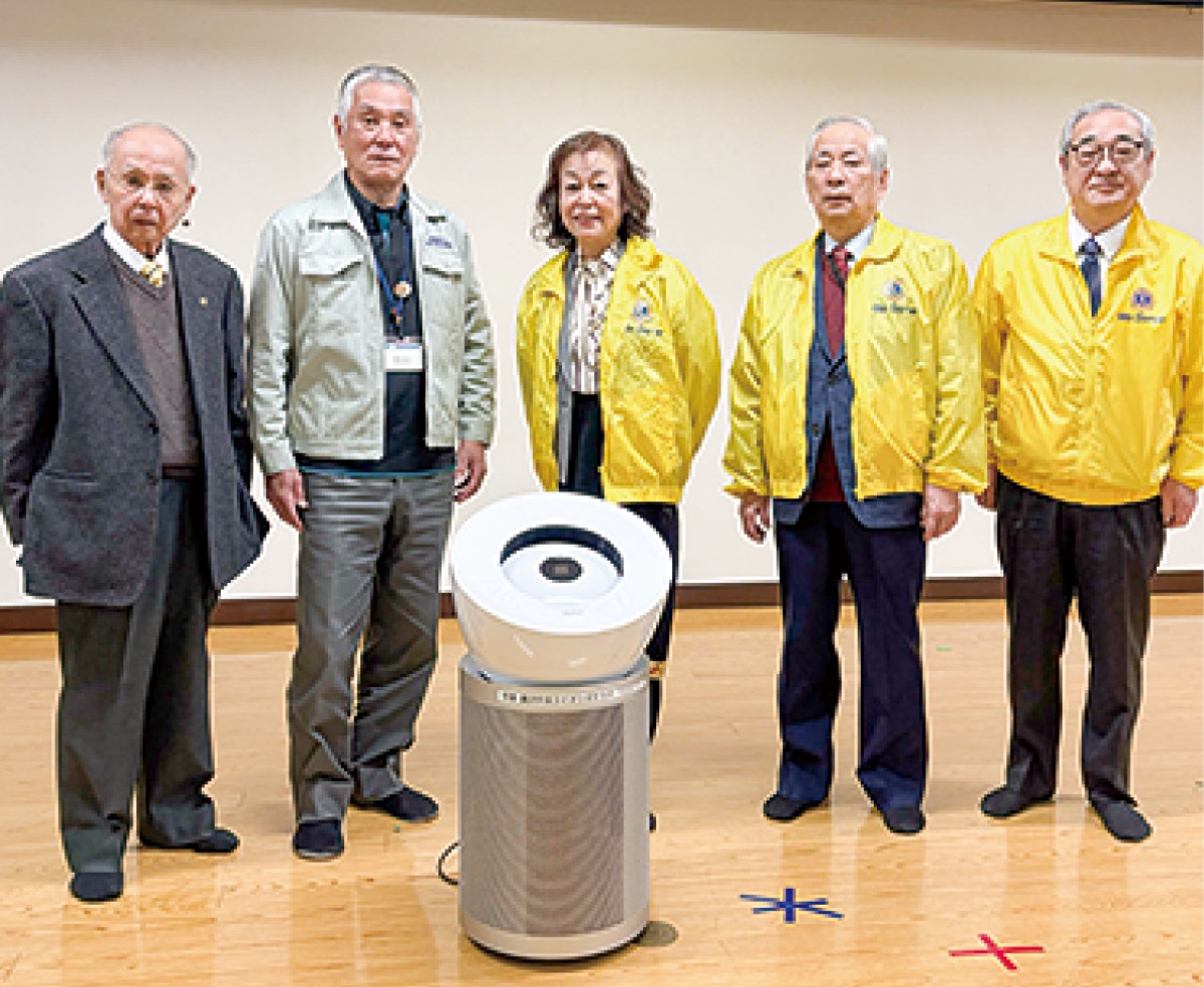 やすらぎ荘に空気清浄機