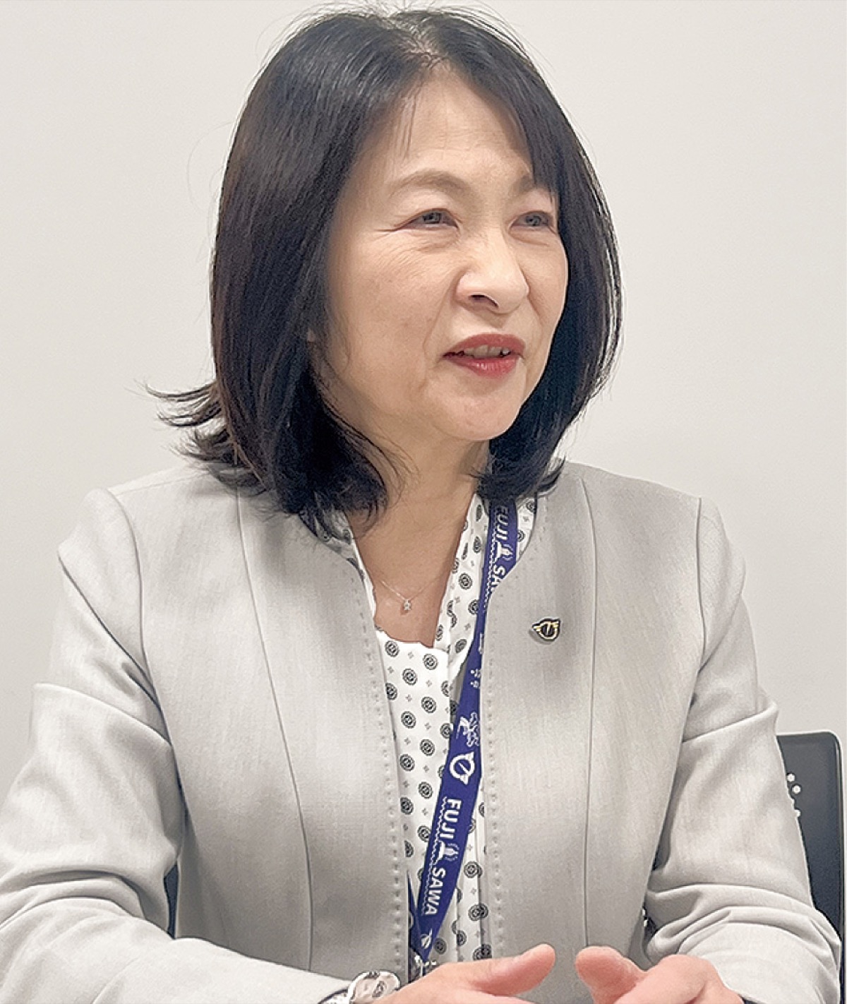 最近の傾向を話す阿南所長