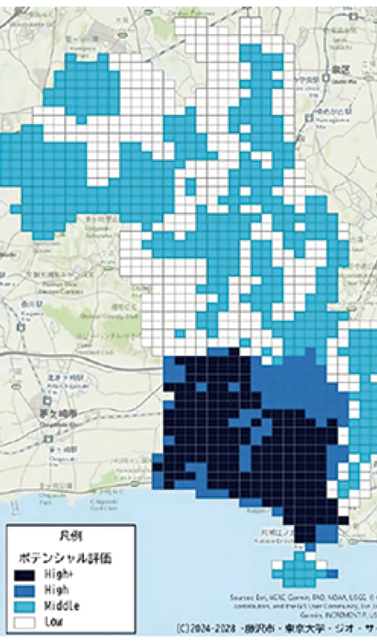 空洞ポテンシャルマップ