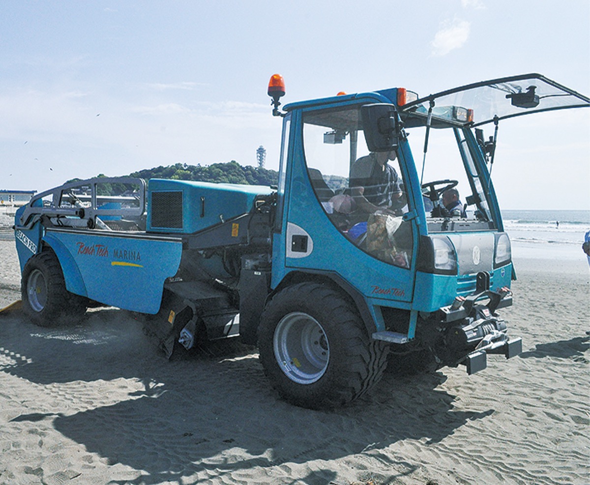ＢＥＡＣＨ ＰＲＯの海岸清掃車