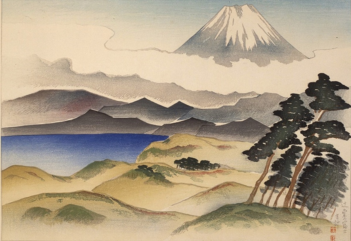 山岸主計『辻堂の冨士』（同）