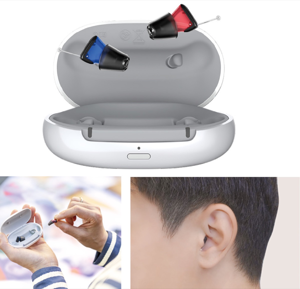 超小型補聴器で快適