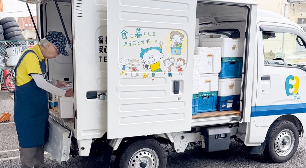 食材配達で地域を見守る