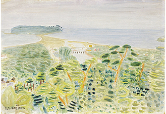 児島善三郎《江之島風景》１９３６年頃　油彩、カンヴァス　神奈川県立近代美術館蔵