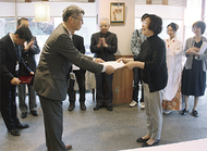 桜の会に感謝状も