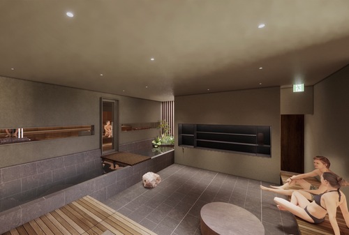 サウナ室のイメージ（カヤック提供）。「Saunner of the Year 2024」を受賞したアカデミックサウナレーベル「madsaunist」が監修する