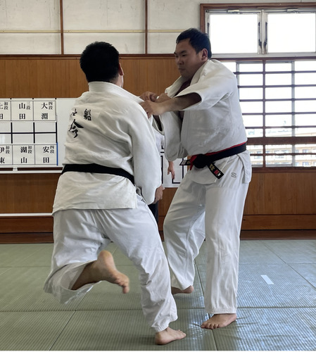 迫力ある柔道の決勝