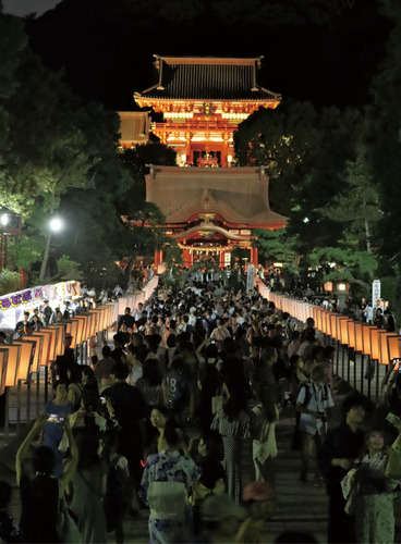 境内は幻想的な雰囲気に（写真は昨年）